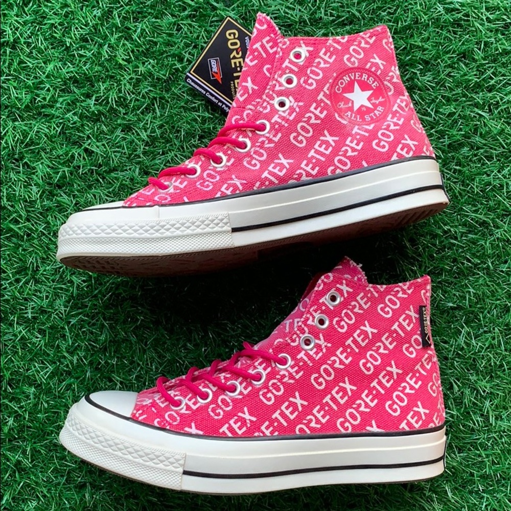 CONVERSE CHUCK 70 HI PINK POP/EGRET/BROWN Men’s - Picture 12 of 16